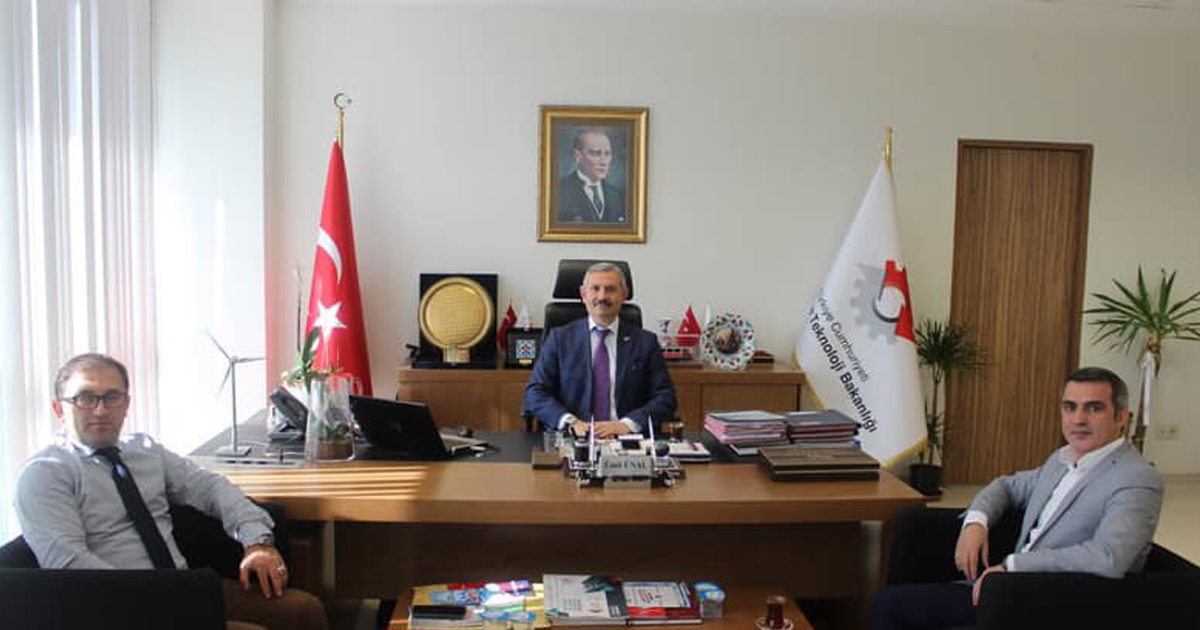 KMK Kurucusu Şenol Kanbur İstanbul İl Sanayi ve Teknoloji Müdürü Ümit Ünalı Ziyaret Etti