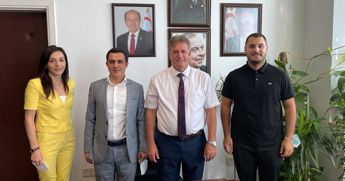 KMK Yöneticileri KKTC Başbakan Yardımcısı ve Ekonomi Bakanı Erhan Arıklı ile Buluştu